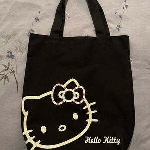 Hello Kitty Black Tote Bag